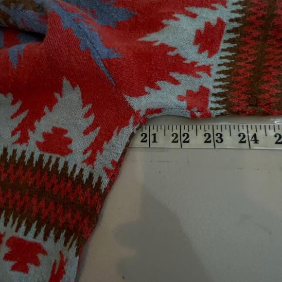 Tasha Polizzi Colorful Southwestern Aztec Native Fringe Cardigan Women's Small - Picture 9 of 11